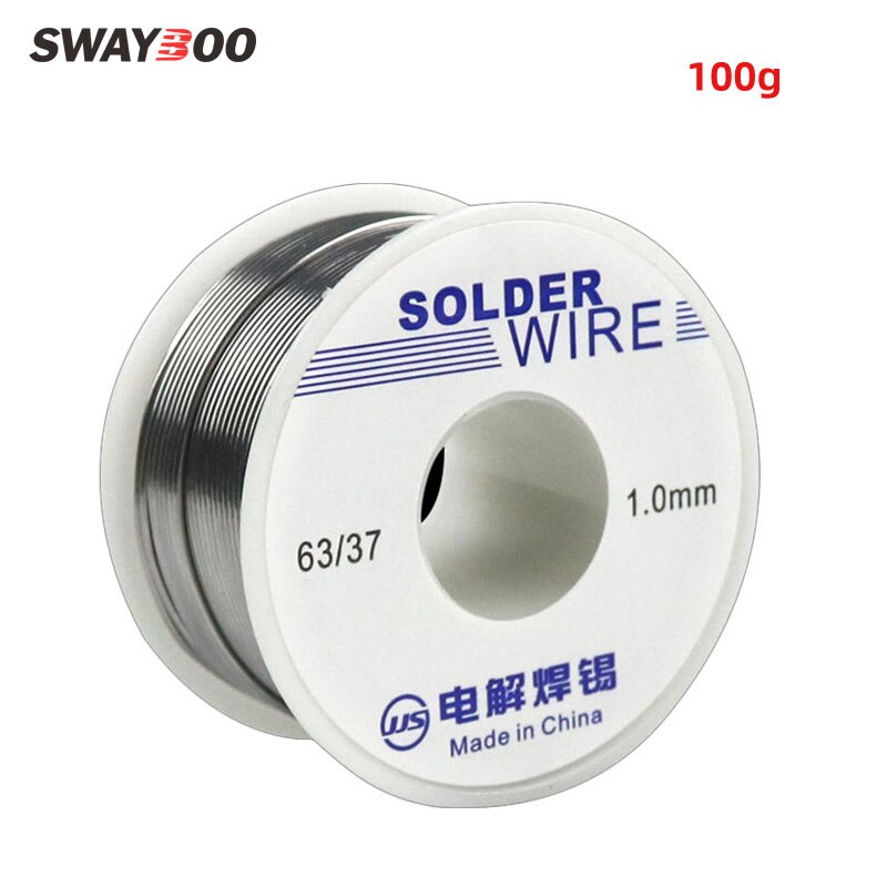 Swayboo 0.5/0.6/0.8/1.0/1.2/1.5/1.8/2mm 100g/ rollen 100g zeer zuiver tin erts laslijn soldeerdraad loodhoudende flux tin draad