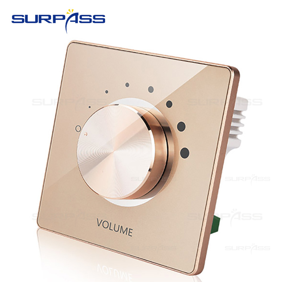 Full Hosue Tuning Switch Volume Adjust Wall Panel Easy Operation Indoor Smart Home Volume Controller