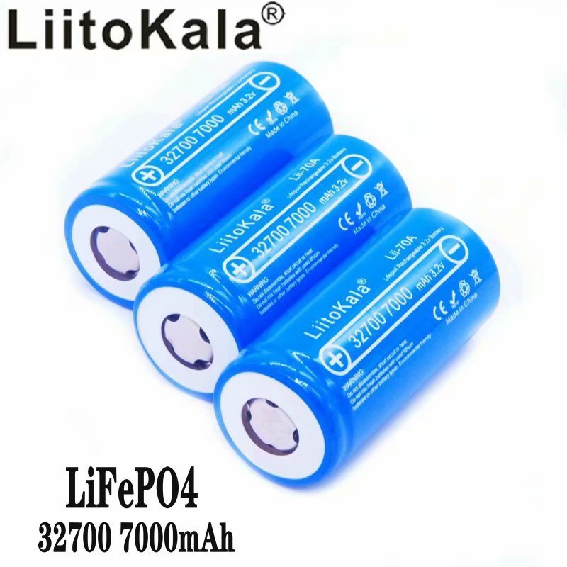 32700 3.2 v 7000 mAh batterie lifepo4 rechargeable LiFePO4 batterie 5C décharge batterie pour lampe de poche de secours