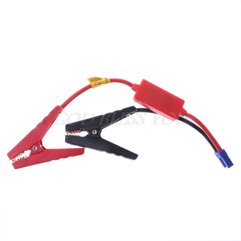 Nødledning kabel batteri krokodille klemmer klips til bil auto lastebil hoppstarter