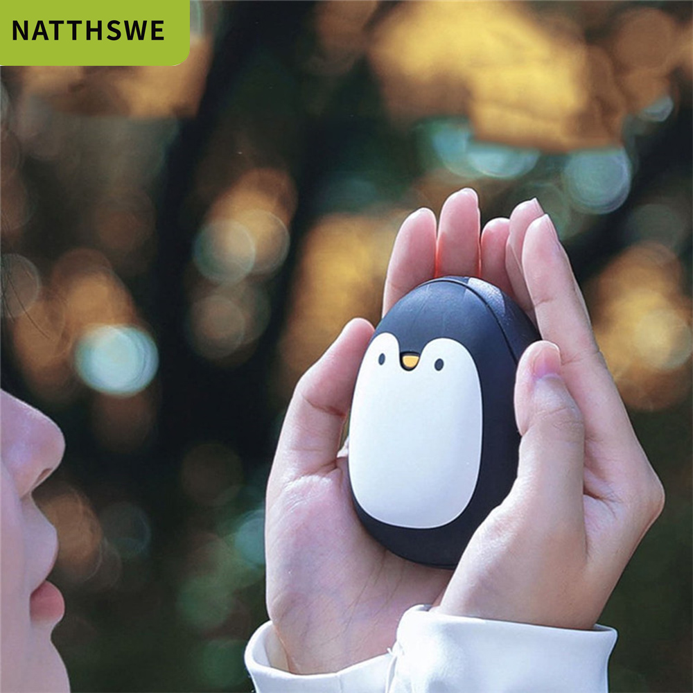 NATTHSWE Nette Tier Hand Wärmer 8000mAh Kapazität Mobile Power Bank Tragbare Elektrische Warme Baby Externe Batterie