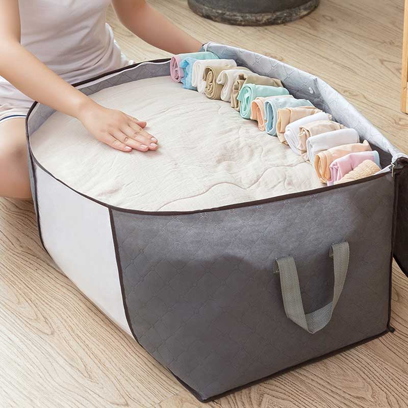 Kleding Quilt Organizer Tas Bagage Bewegende Verpakking Opslag Vochtbestendige Tas Niet-geweven Quilt Opbergtas Verpakkingstas