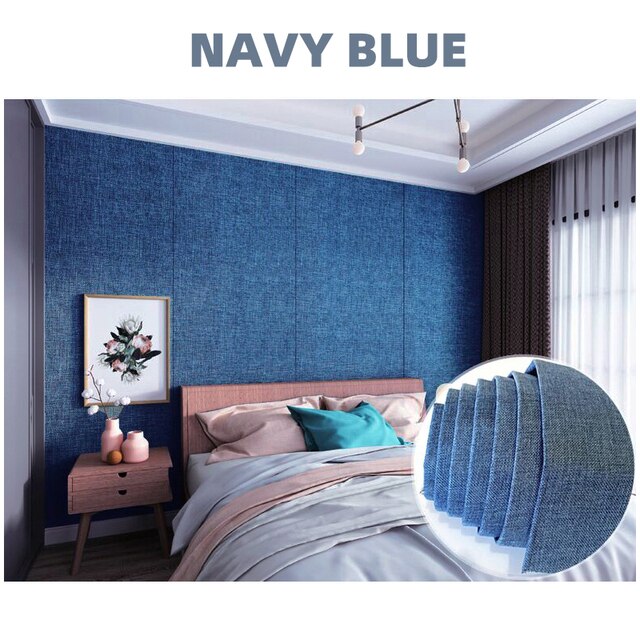 Soft Wall Panel Self-adhesive Wall Cloth Soft Package Decoration 3D Wallpaper Hotel TV Background Bedroom Wall Stickers: 06