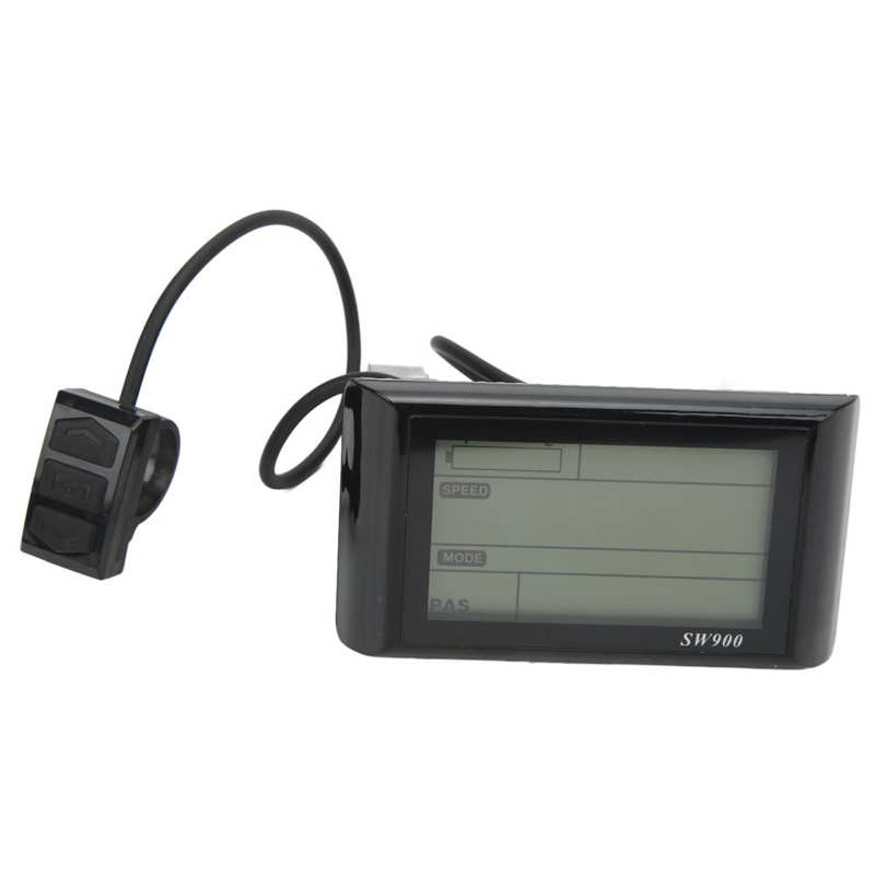 Electric Bicycle Speed Meter Electric Bike LCD Display Abrasion Resistant for Mountain Bike for Scooters
