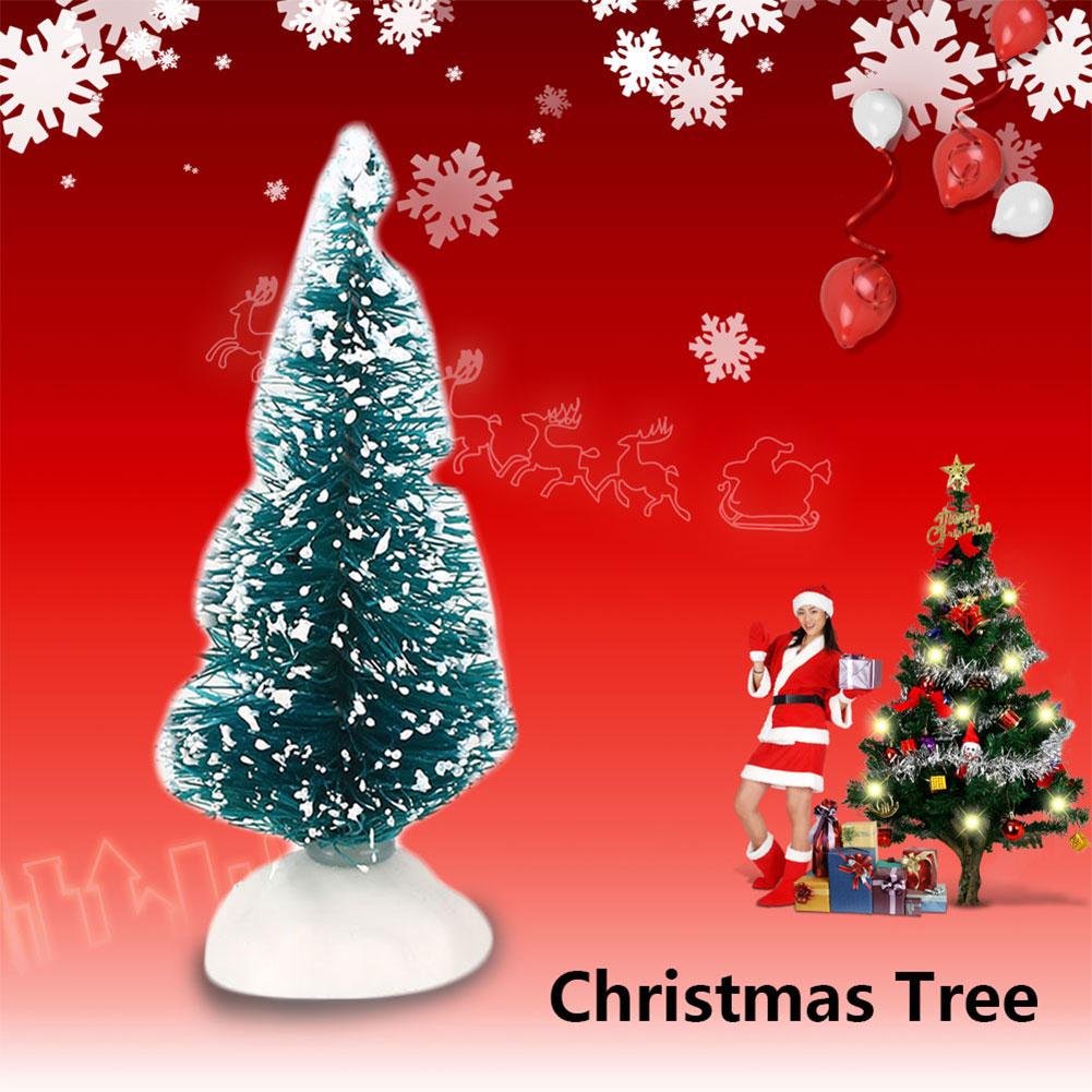 Table Christmas Tree Indoor Outdoor Green Xmas Home Decor Ornament 6.5CM