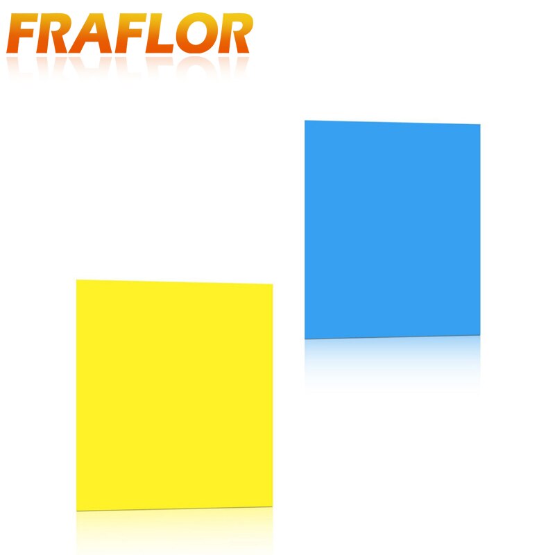 12"/30cm 8 Colors Pack of Gel Sheet Transparent Color Correction Gels Set Filter Film for Photography Video Light Studio Flash