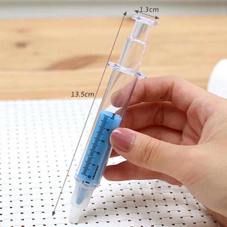 Kinderen Tekening pennen Briefpapier Markeerstiften Tl Naald Tube Vorm Markeerstift Marker Nite Schrijver Creatieve Spuit Pennen