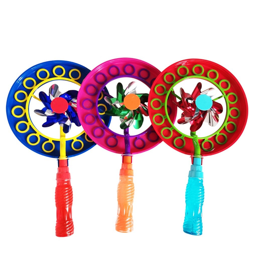 Bubble Stok Windmolen Magic Draagbare Bubble Stok Bubble Wan 20Ml Outdoor Kids Meisjes Jongens Sport Zeep Bubble Maker Speelgoed #4