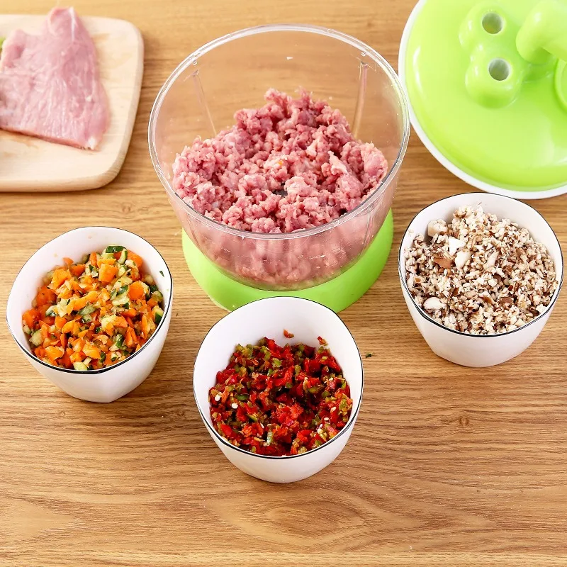 Potente picadora de carne Manual, picadora de alimentos manual, picadora, batidora para picar carne, frutas, verduras, nueces, trituradores