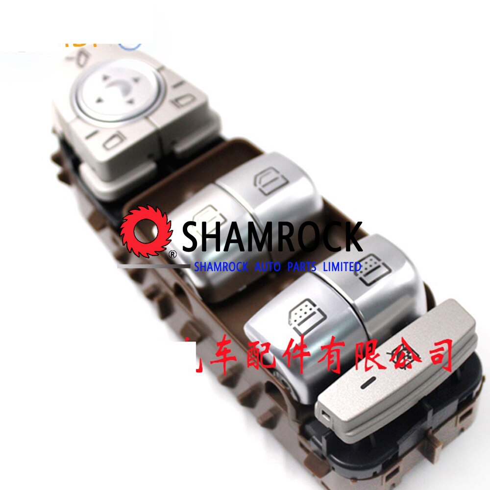 Front Left Master Power Window Switch OEM 2229056800/A2059056811/A2229052004 for Mmercedes-Benz C300 C400 C450 C63 GLC300: Brown