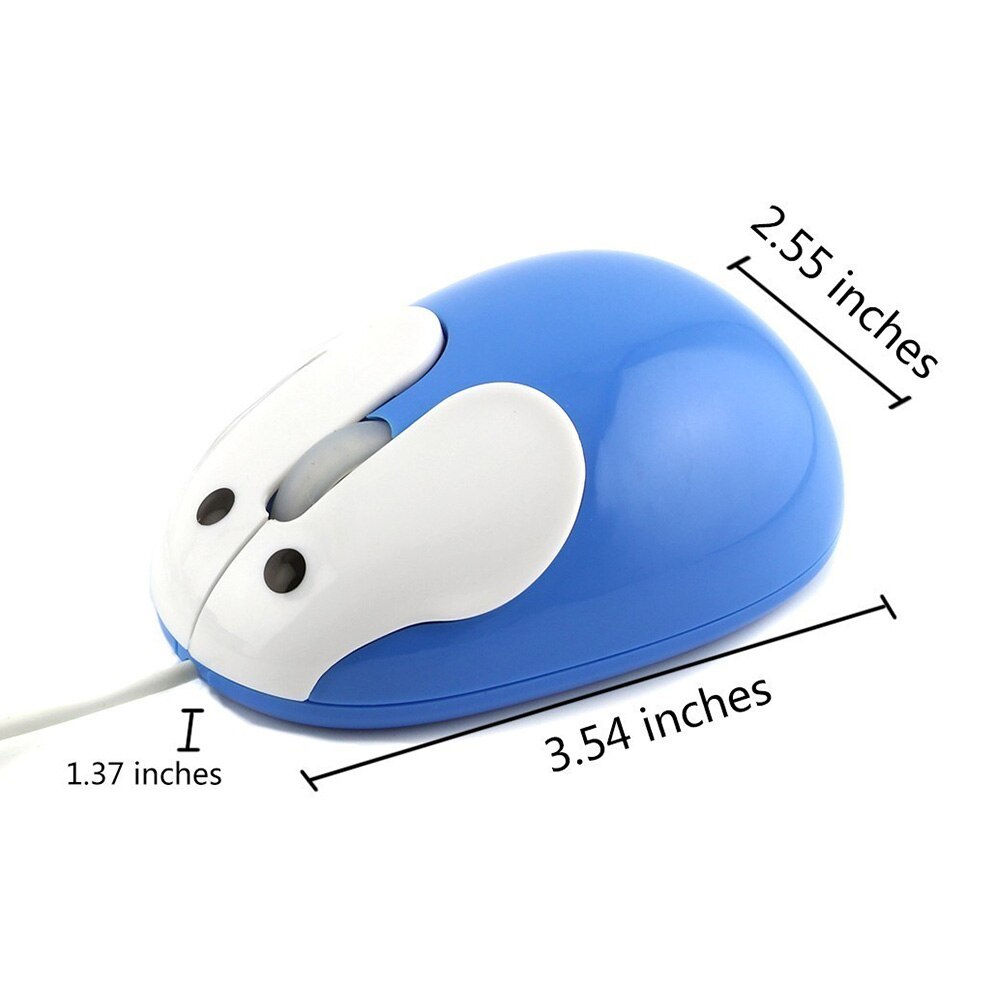 Mouse di coniglio cablato simpatico cartone animato USB per PC Computer Gamer Laptop divertente coniglio 3D Mouse regali di natale per bambini