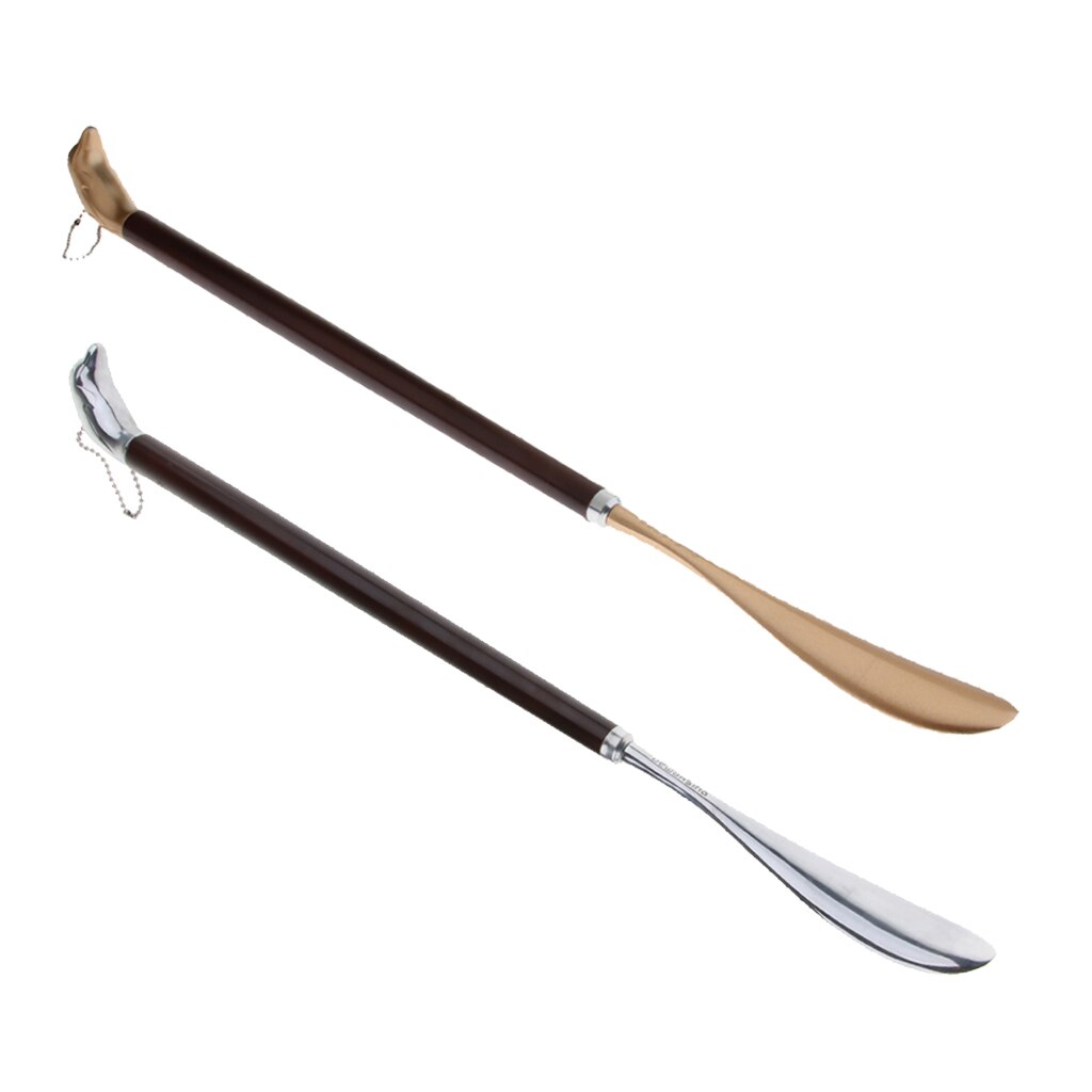 Buzina de sapato profissional durável, alça de sapato em metal com golfinho 23.62 polegadas