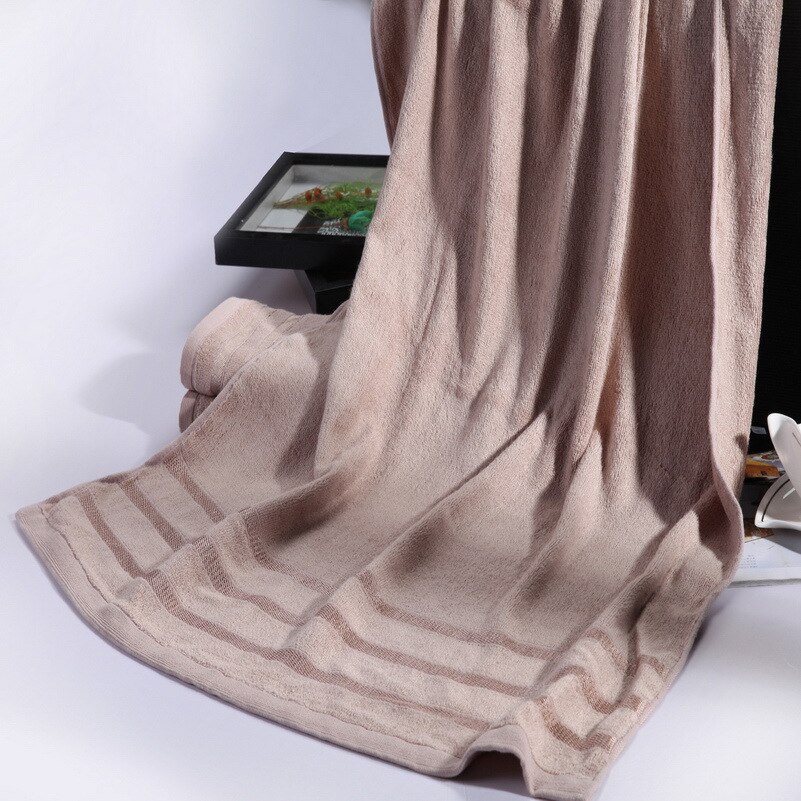 Cotton bamboo fiber bathroom towel luxury towel set box set of three bamboo towe plain cut-off towel
