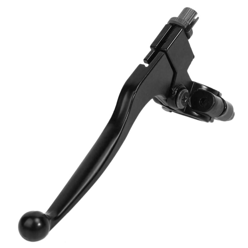Alumínio 22mm 7/8 Polegada esquerda guiador alavanca da embreagem para pit dirt bike motocicleta atv freios peças: Black