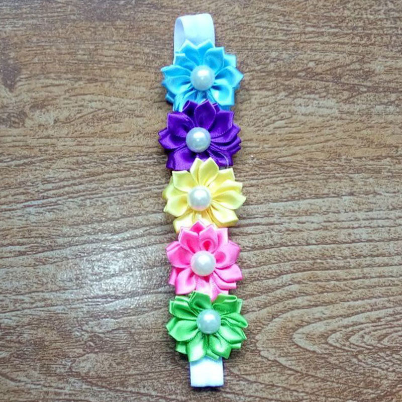 Rainbow Skirts 2pcs Baby Headdress flower+Tutu Rainbow Skirt Girls Photography Prop Outfit
