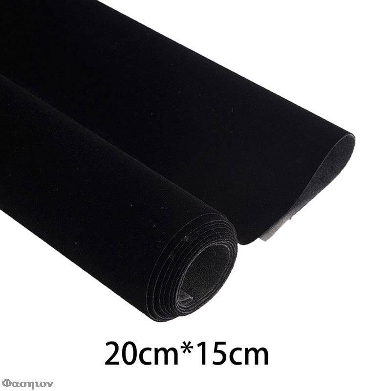 Sticky Back Self Adhesive Sheet Felt Velvet Velour Fabric Craft Sticker Liner Jewelry Drawer Decor