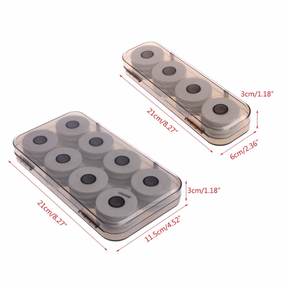 Tabla de bobinado de espuma para línea de pesca, carretes de bobina, caja de aparejos de , 8/16 unidades