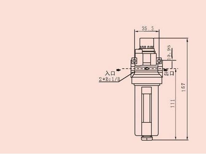 SMC Type NL200 NL-200 Gecomprimeerd Pneumatische 1/4 "BSPT Lubricator Olieman 1500 L/min