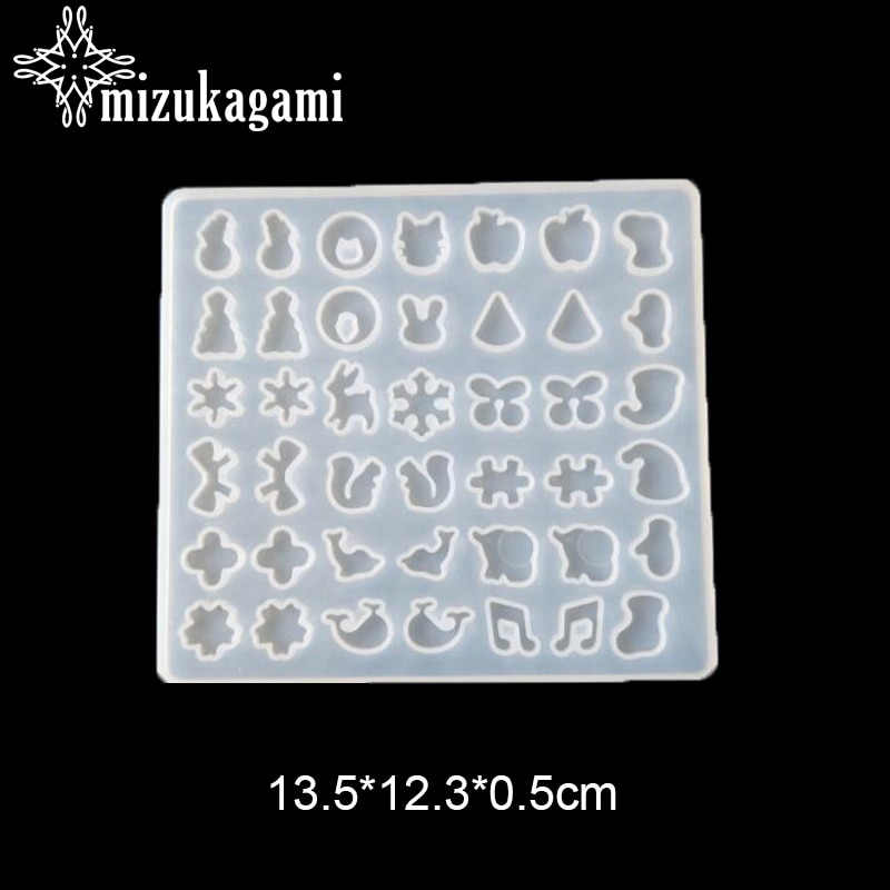 1pcs/lot UV Resin Jewelry Liquid Silicone Mold Square 42 Groove Mold Resin Molds For DIY Handwork Jewelry Finding Accessories