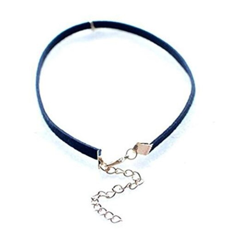 Jewery Velvet Choker Necklace Metal triangle leather Collar Gold Chain Bar Women Femme Chocker Jewellery Punk