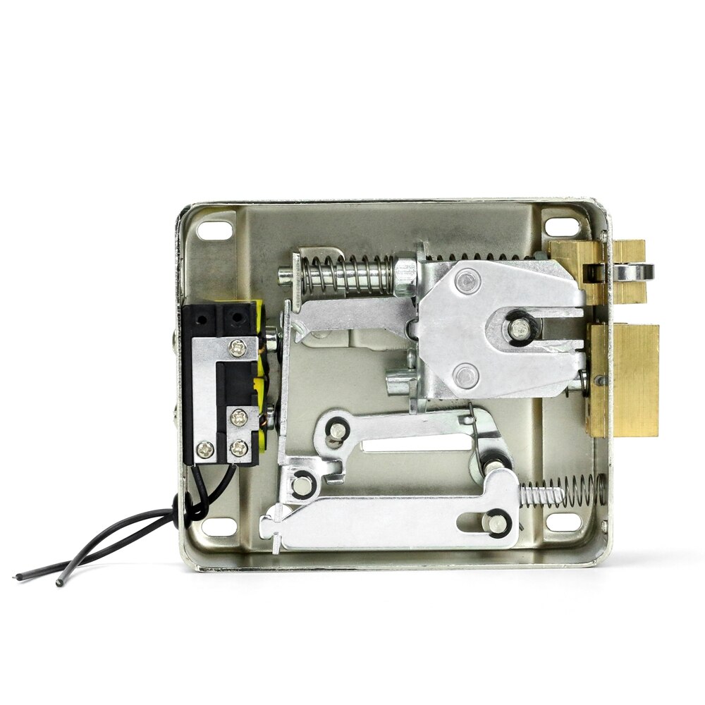 Anchencoky 12V Metal Electric gate Lock with Double Cylinder Locks 3A Power Supply Control with Exit Button Function Door Lock