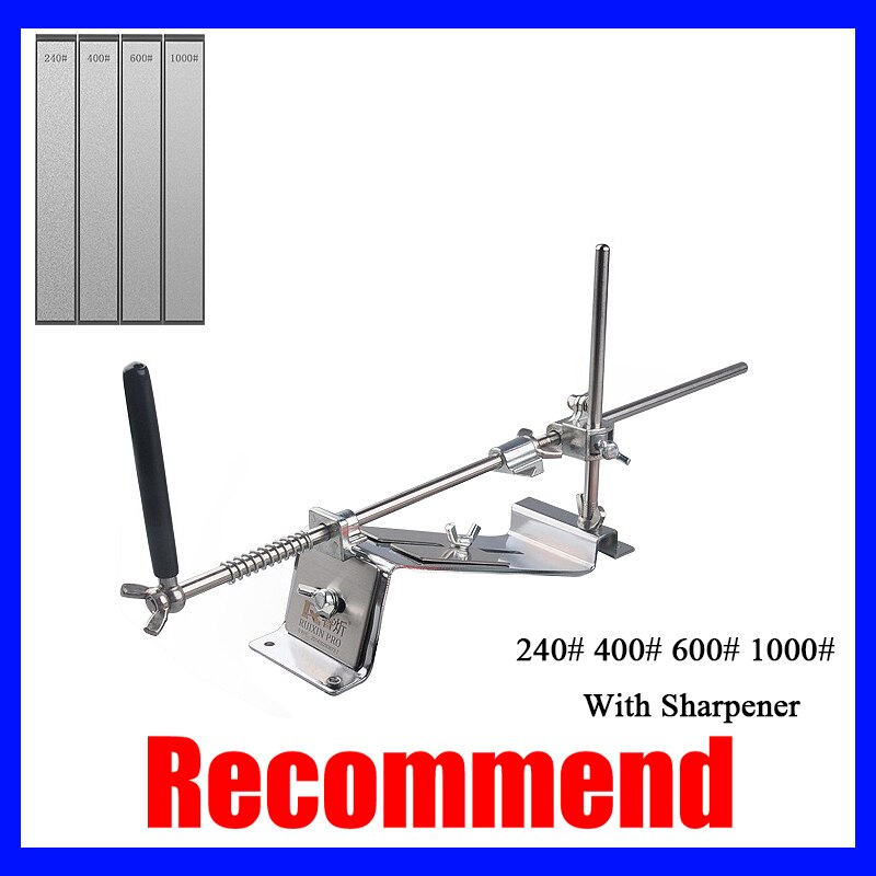 Ruixin pro affilacoltelli ad angolo fisso affilacoltelli professionale in acciaio affilatura accessori da cucina dispositivo di macinazione diamante: Recommend
