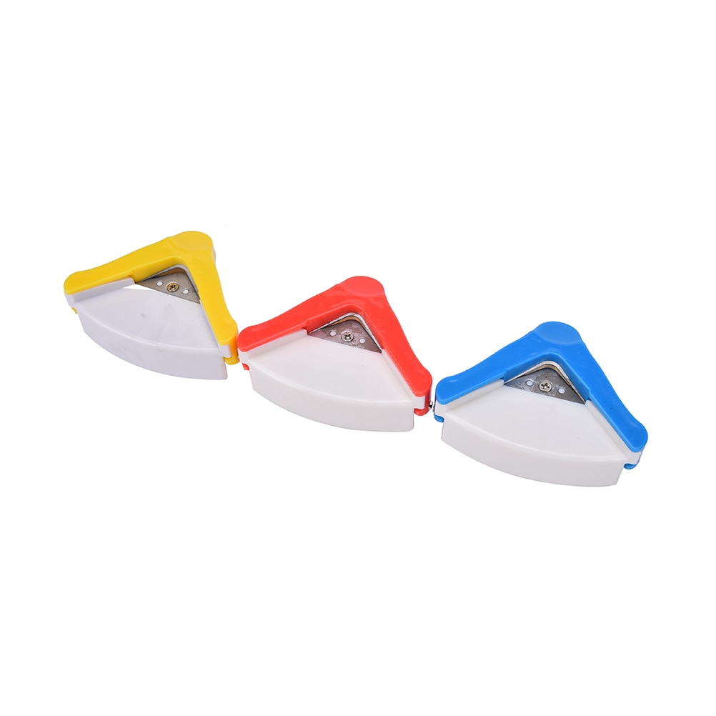 Mini esquinero R5 DIY de 5mm para tarjetas, Punch Craft de papel con patrón de círculo, herramienta para recortar fotos, papelería, manualidades con agujeros para álbumes de recortes