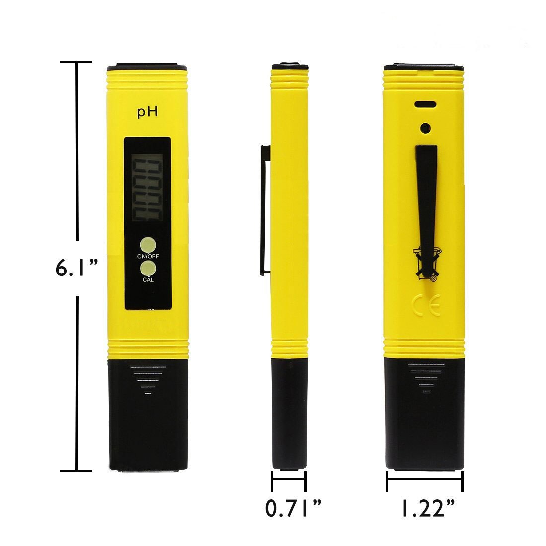 Protable LCD Digital PH Meter Pen of Tester Accuracy 0.1 Aquarium Pool Water Wine Urine Automatic Calibration