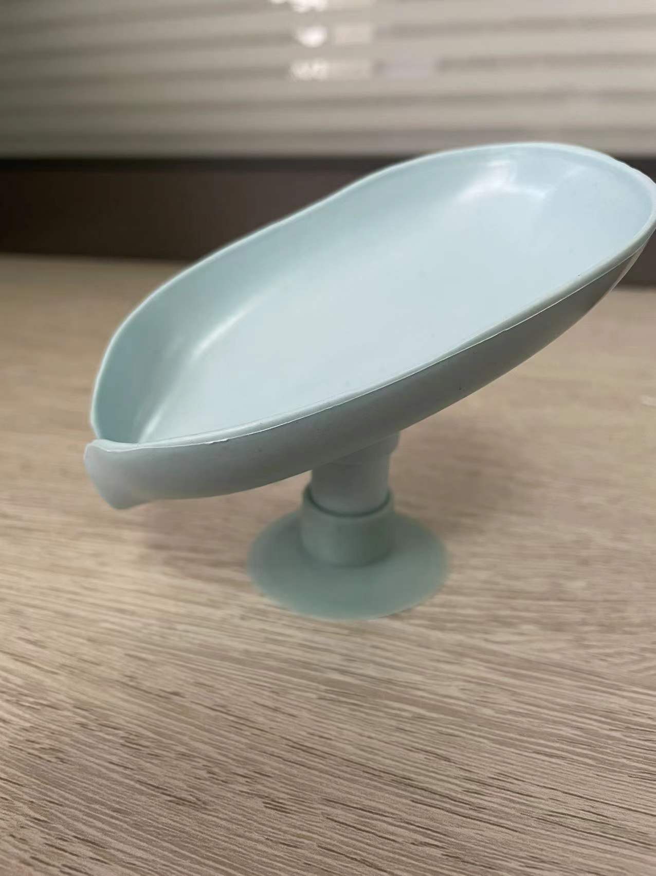 Porta sapone da bagno a ventosa porta sapone a foglia porta sapone porta sapone da viaggio anti muffa per uso bagno e cucina: verde