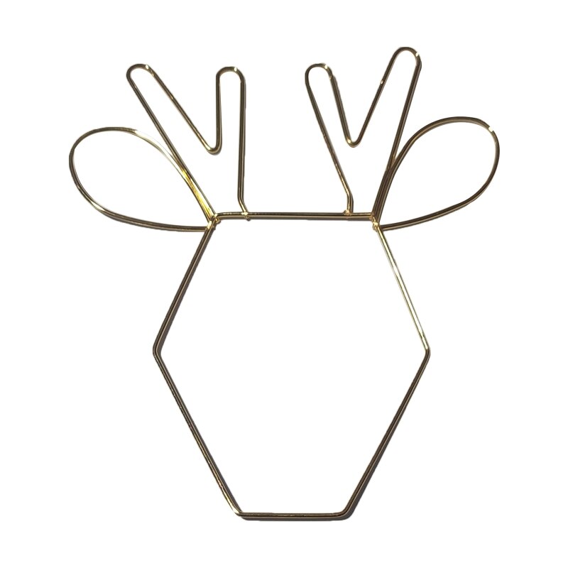 Dream Catcher Metal Hoops Irregular Cloud Elk Cat Animal Shaped Macrame Craft Iron Rings DIY Wind Chime Hanging Decor