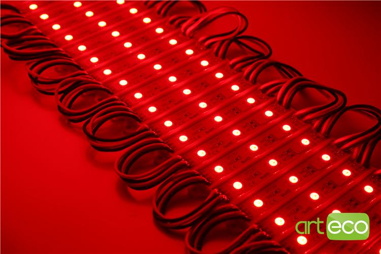 100 teile/los DC12V 5050 3LEDs LED-modul 5050 RGB LED-modul licht RGB IP65 Wasserdicht