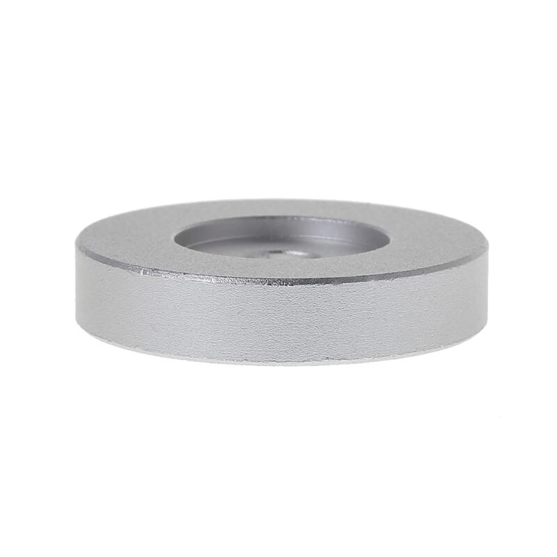 Record Turntable Adapter 45 RPM Frosted Silver for 7" Vinyl Technics SL1200 Series