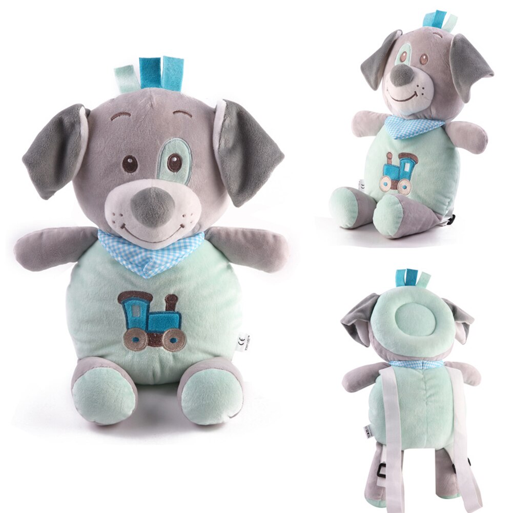 Nursery Home Head Protection Pad Anti-Break Infant Cartoon Baby Buffering Adjustable Strap Sit Walk Learning