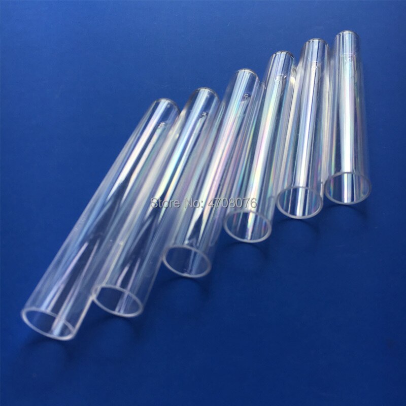 100pcs/lot 15x100mm Lab clear plastic test tube Hard polyethyle tube Lab Experiment Favor Tube