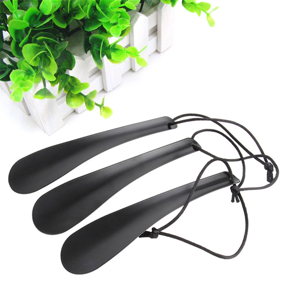 Chaussoir en forme de corne de chaussure | En alliage, de 19 Cm 1 pièce, Flexible et robuste, antidérapant, couleur noire