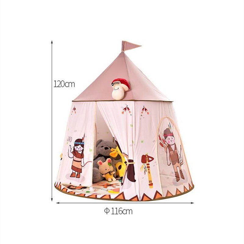 Indianen Kids Play Tent Ballenbad Tent Jongen Meisjes Prinses Kasteel Draagbare Indoor Outdoor Baby Play Tenten Huis Hut Voor kinderen Speelgoed