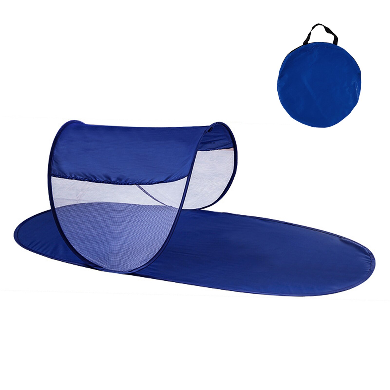 Tienda de campaña para la playa, refugio para el sol en el mar, jardín, acampada al aire libre, resistente al agua: Dark blue
