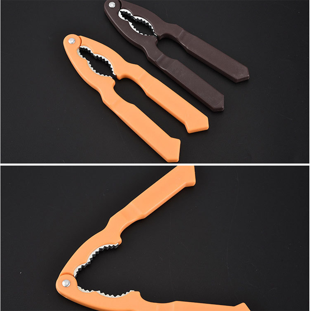 Crack almond Walnut Pecan Hazelnut Sheller Clip Tool Hazel Filbert Nut Kitchen Nutcracker Clamp Plier Cracker Nut Opener metal