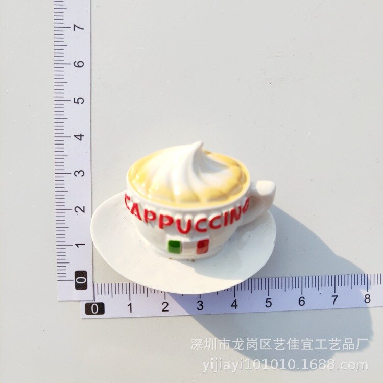Autocollants frigidaire | Aimants, Simulation pain petit déjeuner après-midi thé fruits Dessert cuisine, décoration réfrigérateur en résine autocollants idées: 5