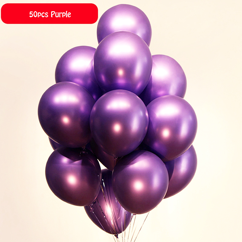 10/20/30 Uds Globos largos látex metálico cromado 260 atado mágico globos giratorios para decoraciones de cumpleaños aniversario de boda: iridescent / 7inch