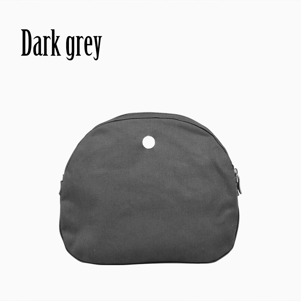 Tanqu lona forro de tecido para omoon luz obag bolso interno cor pura revestimento à prova dwaterproof água inserção organizador para lua bebê o saco: Cinza escuro