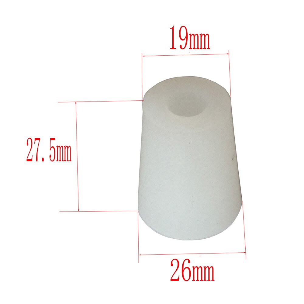 3 #-14 # siliconen Plug Met Gat voor Luchtsluis Waskolf Brouwen Wijn Food Grade Siliconen Rubber Stop: size 4