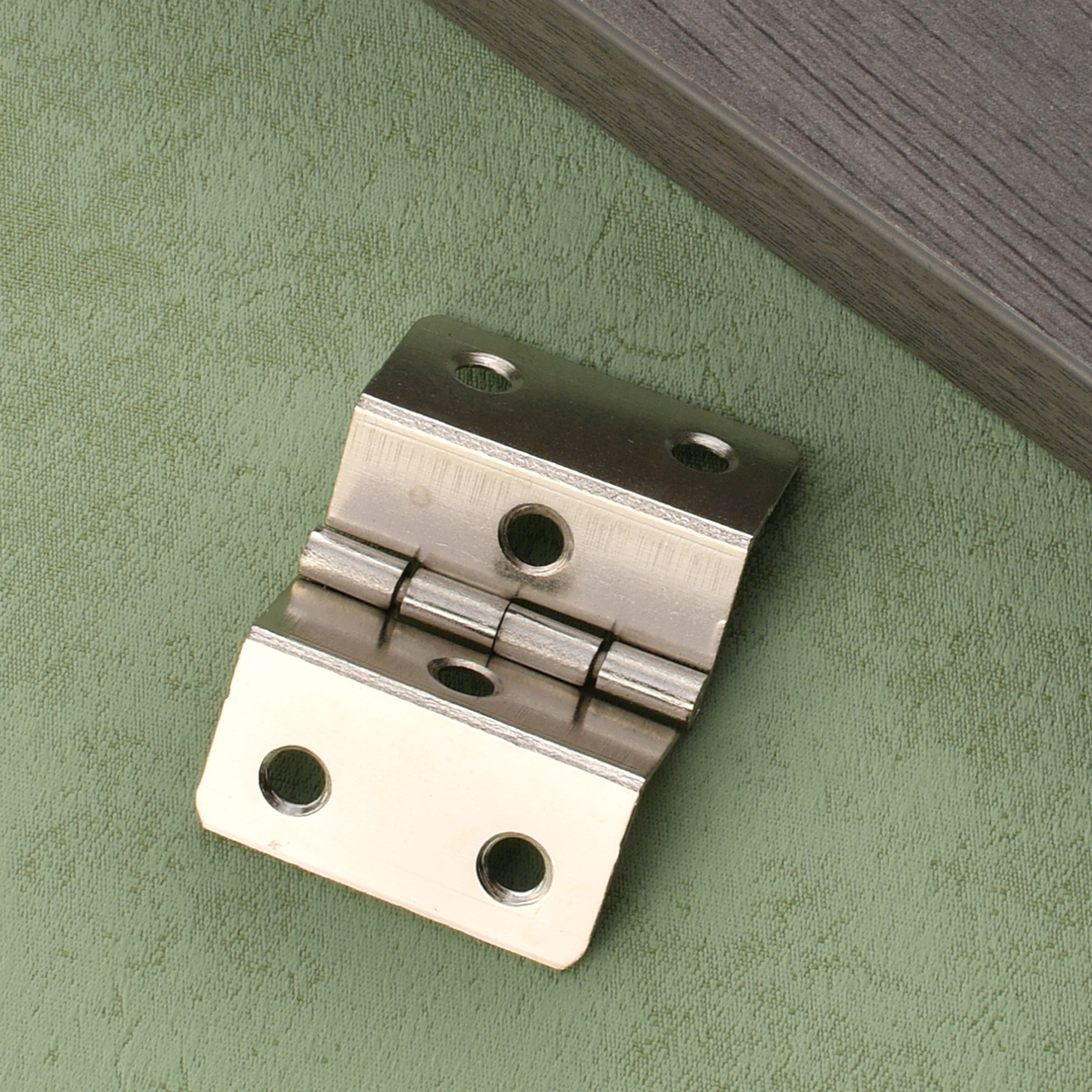 Firefold sidelengde 30mm bronsehengsel jernplate 6- hull rettvinklet hengsel rettvinklet egnet for klemme 24mm plater