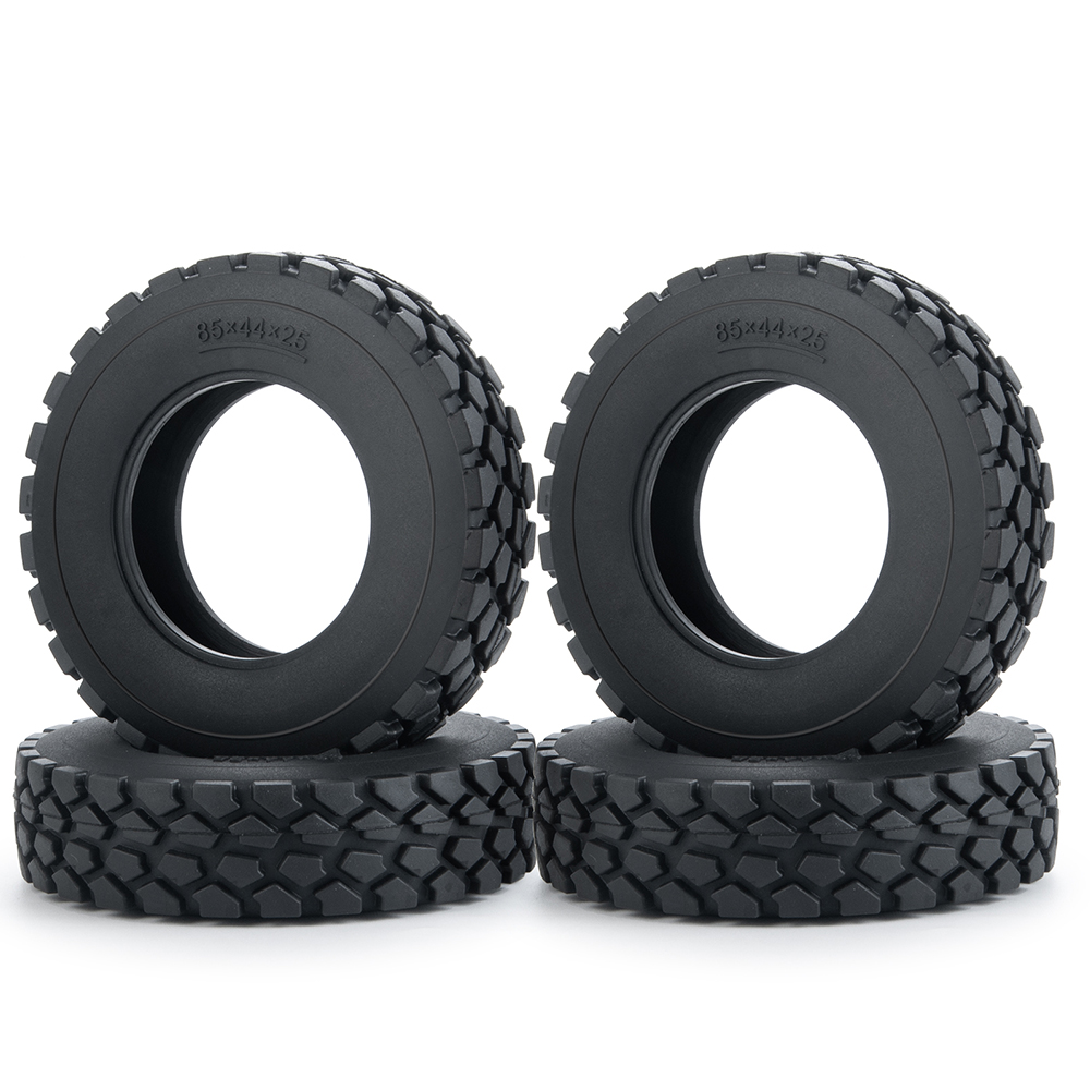 YEAHRUN 22/25/28/30mm neumáticos de goma neumáticos de ruedas para Tamiya 1/14 RC remolque Tractor camión llantas delanteras y traseras accesorios parte