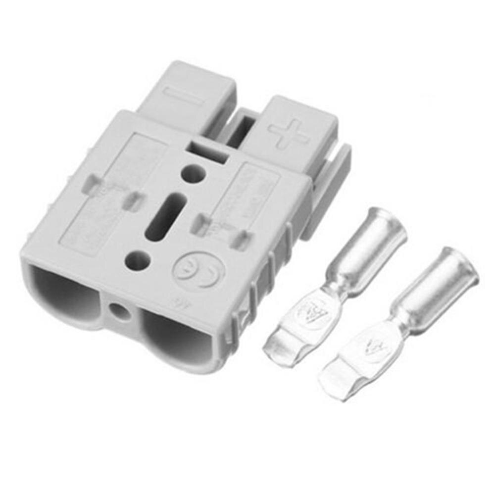 Anderson Style Plug Connectors Dc Power Tool 50 Amp 12-24V 6Awg Forklift Battery Charging Plug 50A Connector