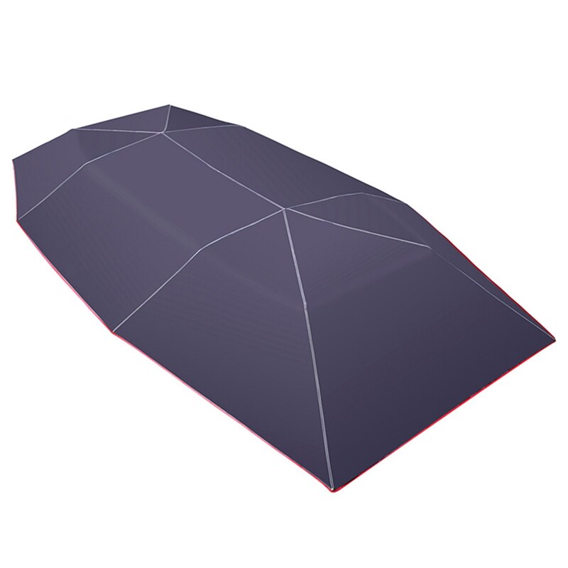 4.5X2.3M Outdoor Auto Voertuig Tent Auto Paraplu Zonnescherm Cover Oxford Doek Polyester Covers Zonder Beugel blauw
