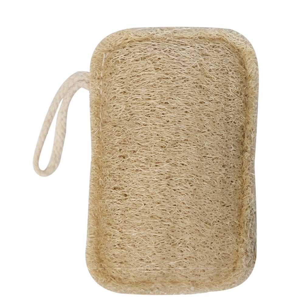 5pcs/set Natural Loofah Dishwashing Cloth Scrub Pad Dish Bowl Pot Easy To Clean Scrubber Sponge Kitchen Clean Brushes Scrub Pad: 01
