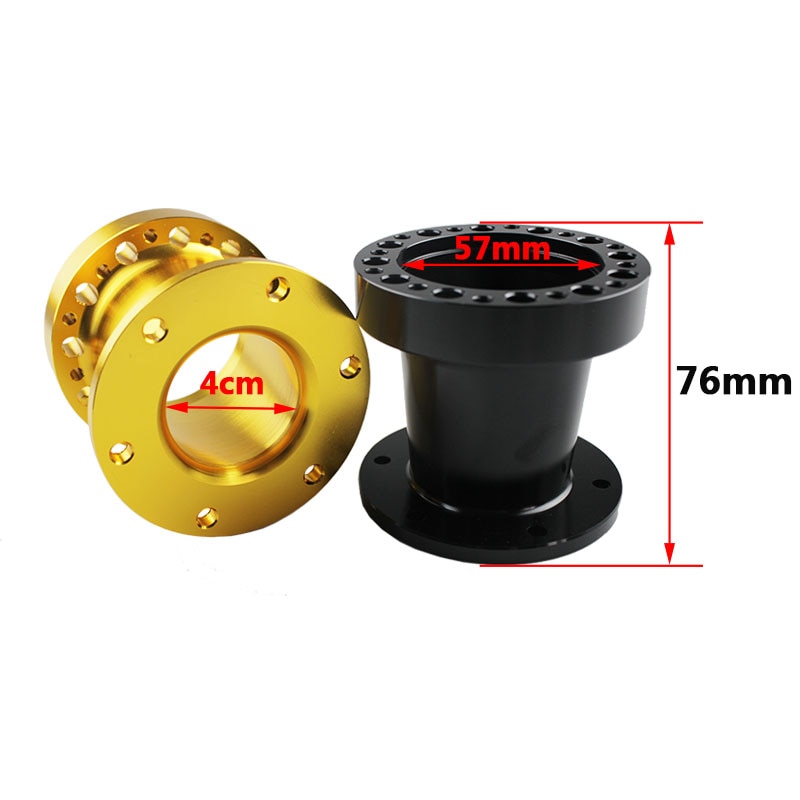 RASTP-Universal Racing 51mm 76mm 101mm Height Steering Wheel Quick Release Snap off Hub Adapter Boss Kit Adapter Spacer RS-QR007