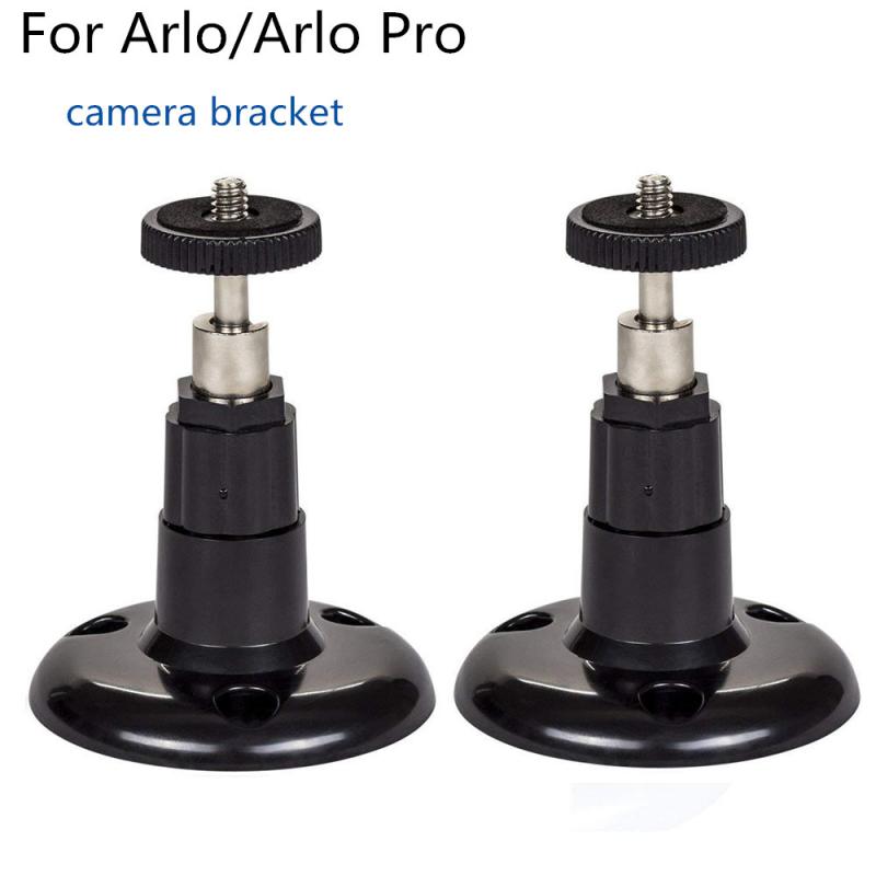 Lot De 2 Supports De Montage Réglables Pour Panneau Solaire – Compatible Eufy, Arlo – Gouttière & Vis 1/4" – Acier Inoxydable Robuste