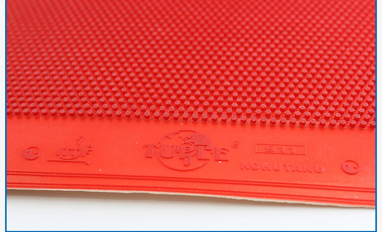 Kokutaku voor tafeltennisrubber met 40+  lange noppen zonder spons (topsheet, ox) met spons 0.6mm